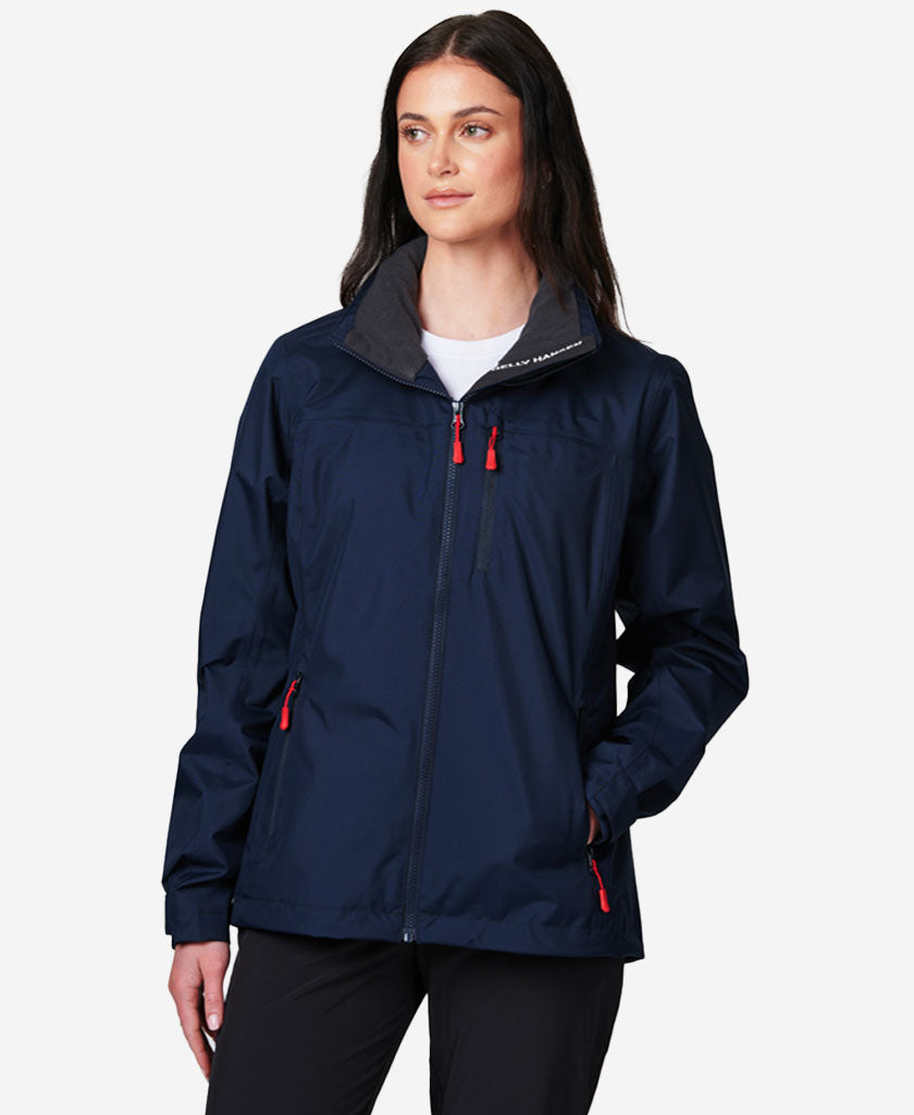 W CREW MIDLAYER JACKET, Navy