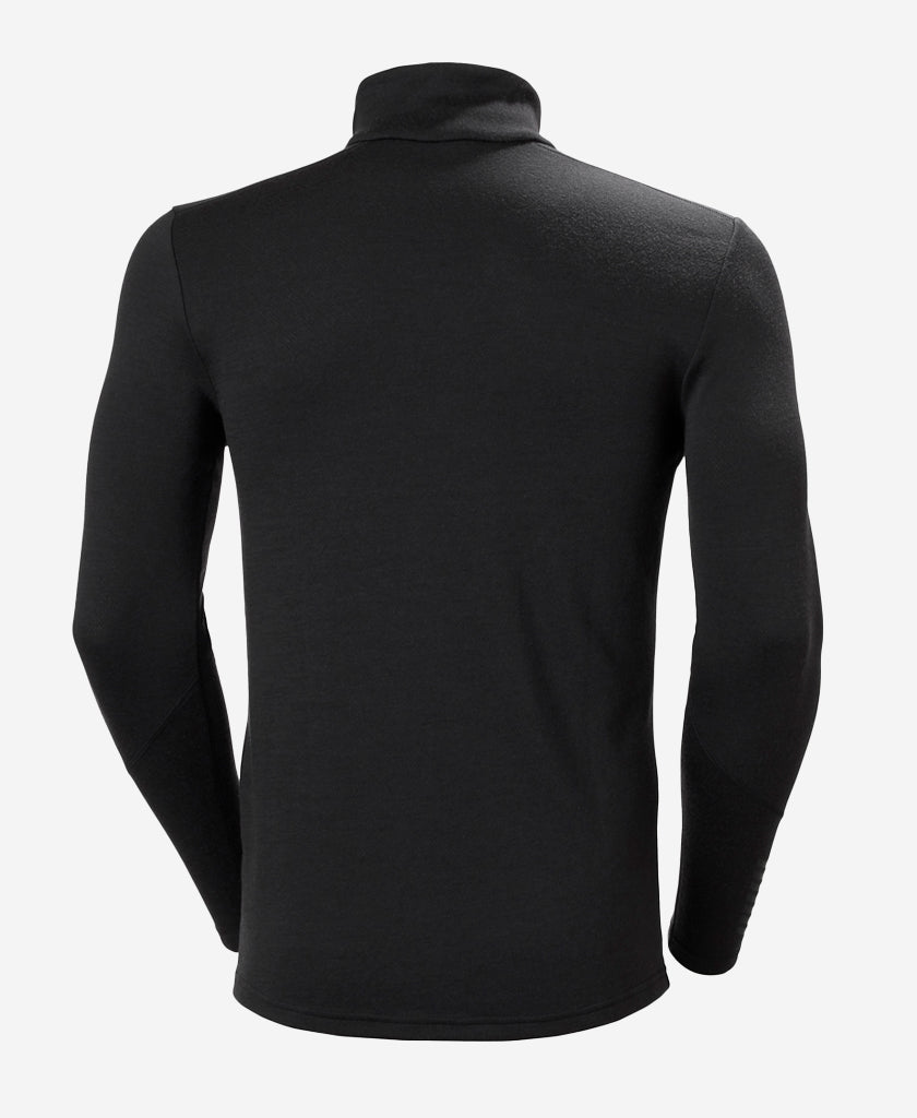 LIFA MERINO MIDWEIGHT 1/2 ZIP, Black