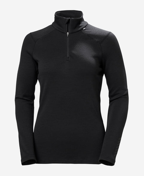 W LIFA MERINO MIDWEIGHT 1/2 ZIP, Black