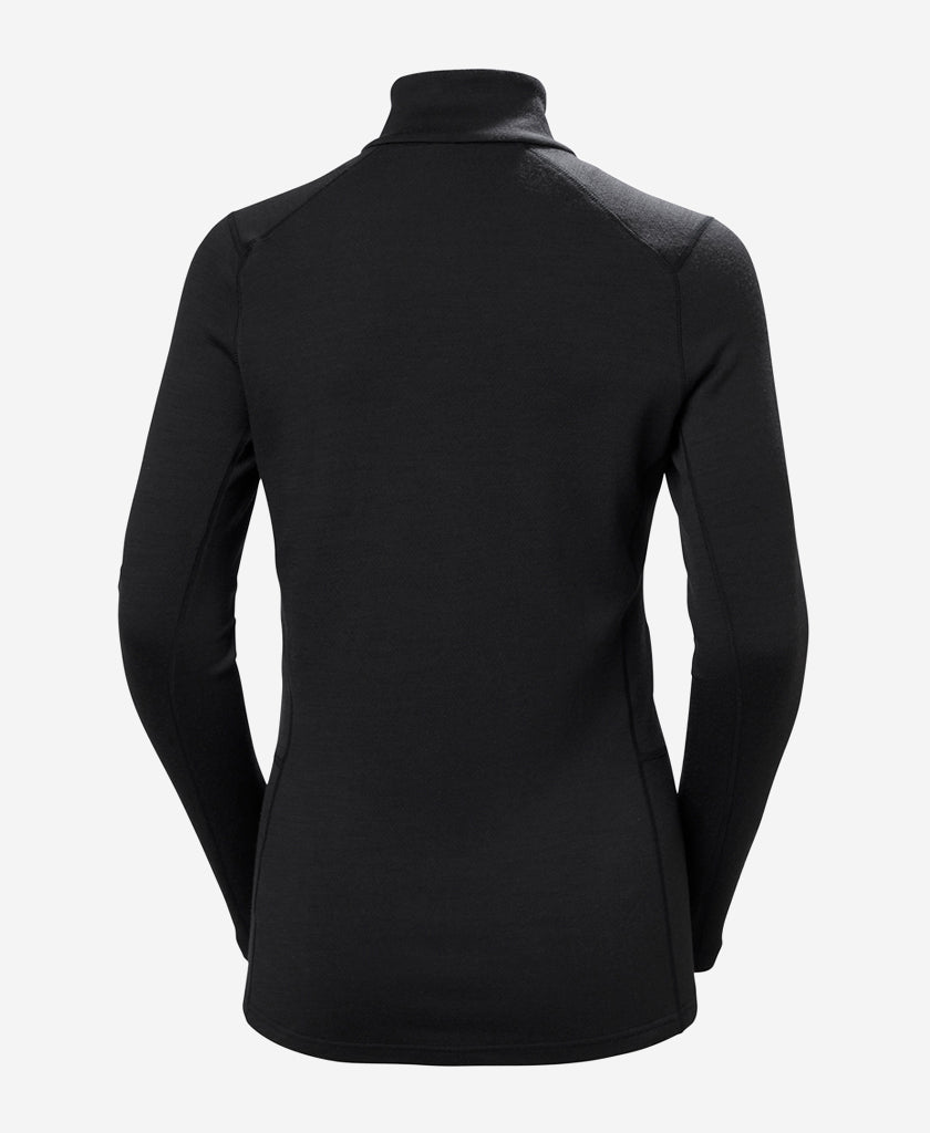 W LIFA MERINO MIDWEIGHT 1/2 ZIP, Black