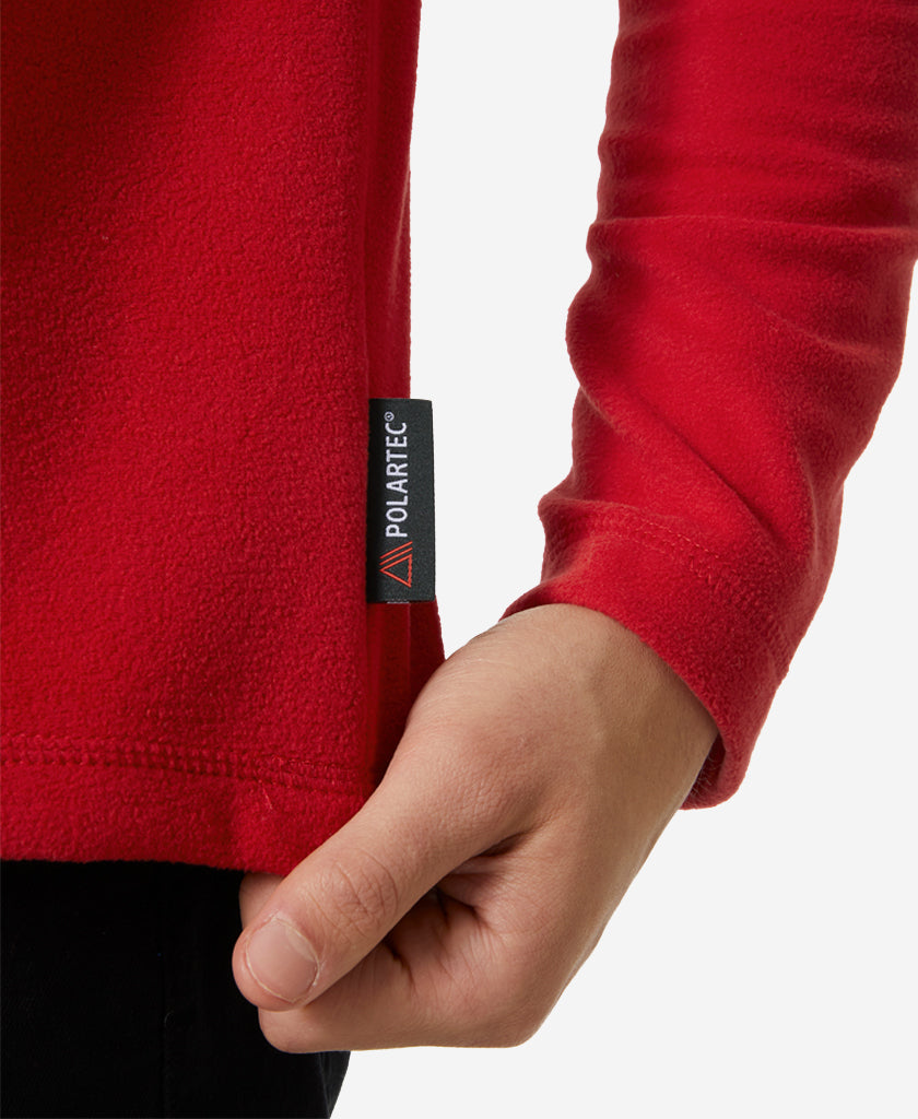 DAYBREAKER 1/2 ZIP FLEECE, 163 Red