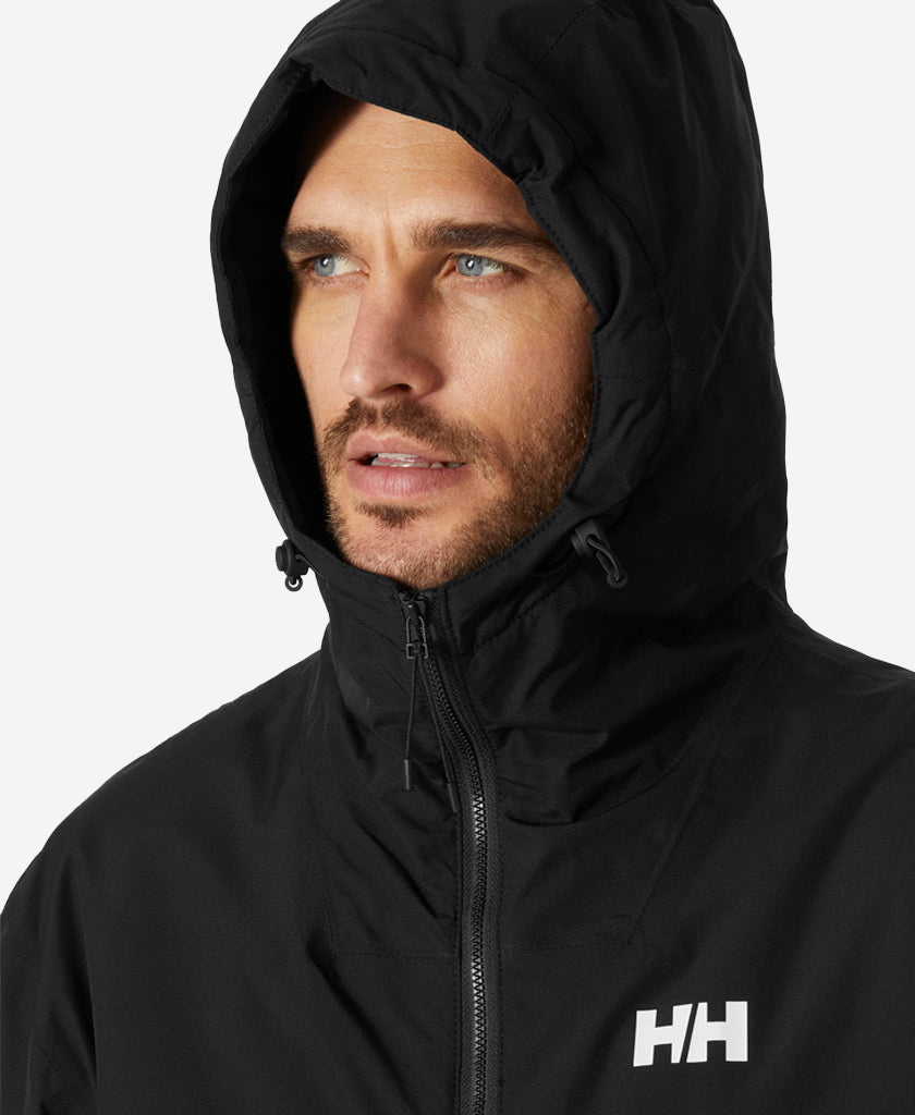 ERVIK INS RAIN JACKET, Black