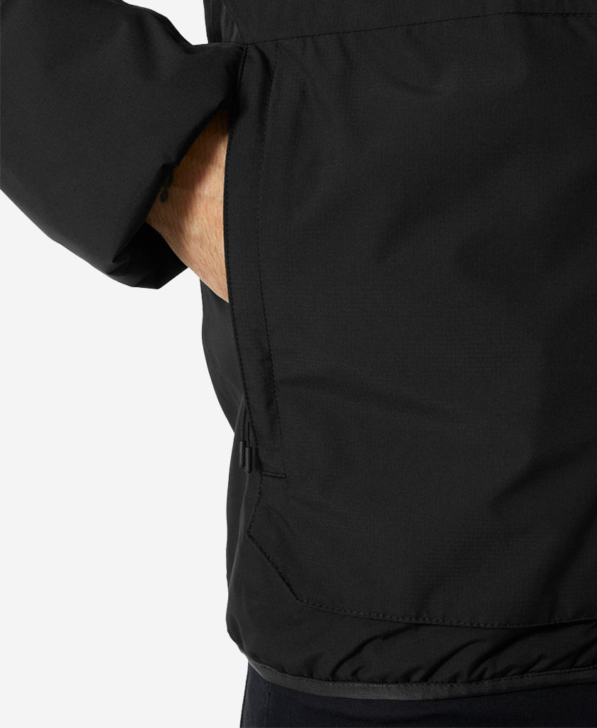 ERVIK INS RAIN JACKET, Black