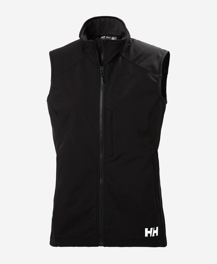 W PARAMOUNT SOFTSHELL VEST, Black