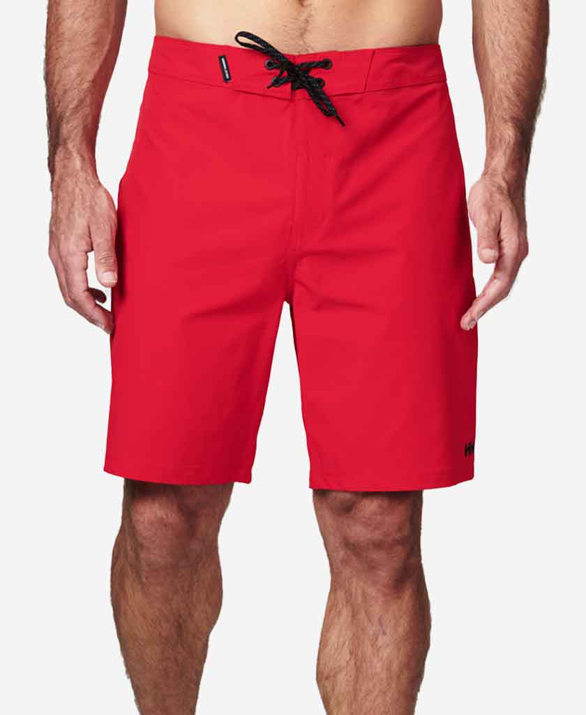 HH CORE STRETCH 19" BOARDSHORT, Alert Red